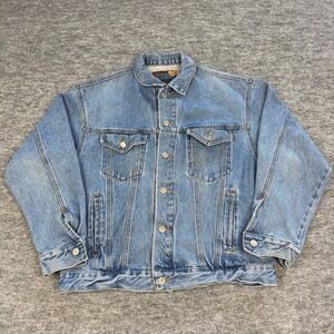 Billy Blues Vintage Denim Jacket Mens Medium Blue Trucker Made in USA